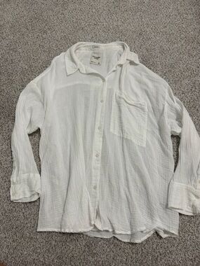 Abercrombie white button up
